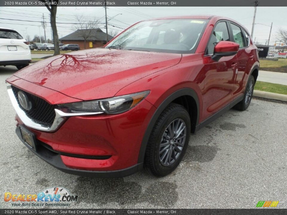 2020 Mazda CX-5 Sport AWD Soul Red Crystal Metallic / Black Photo #3