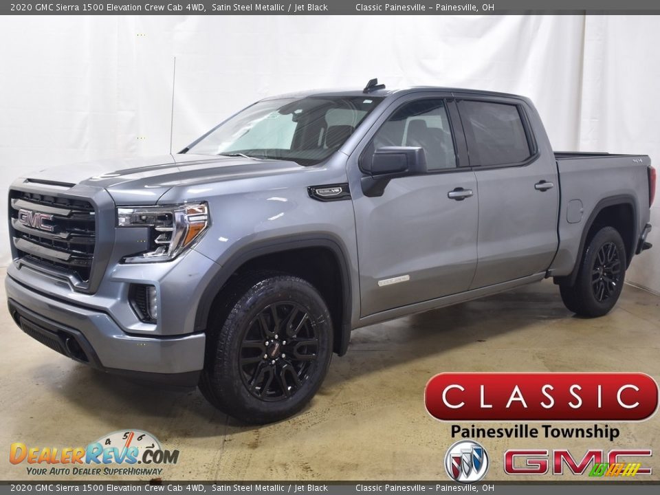 2020 GMC Sierra 1500 Elevation Crew Cab 4WD Satin Steel Metallic / Jet Black Photo #1