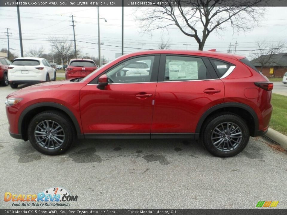 2020 Mazda CX-5 Sport AWD Soul Red Crystal Metallic / Black Photo #4