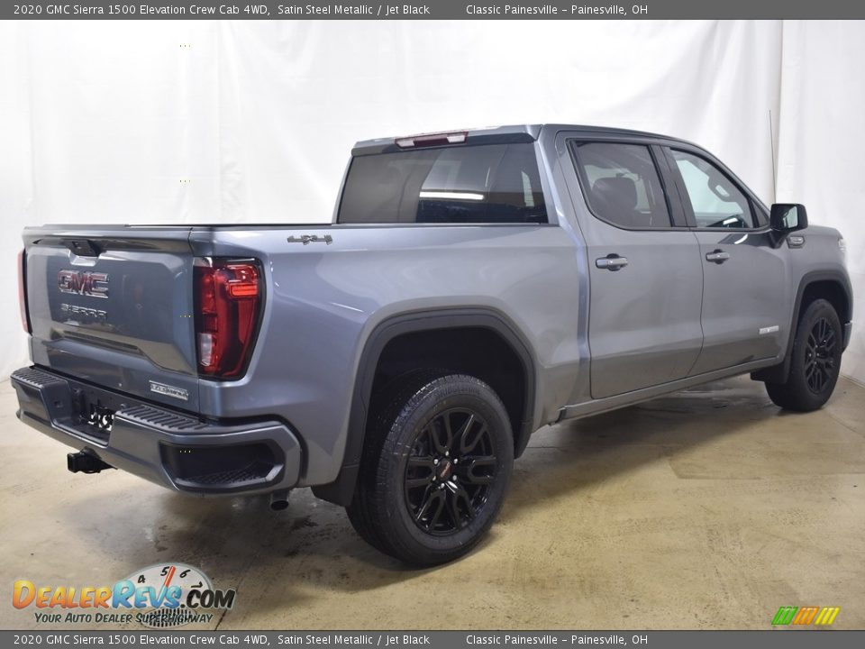 2020 GMC Sierra 1500 Elevation Crew Cab 4WD Satin Steel Metallic / Jet Black Photo #2