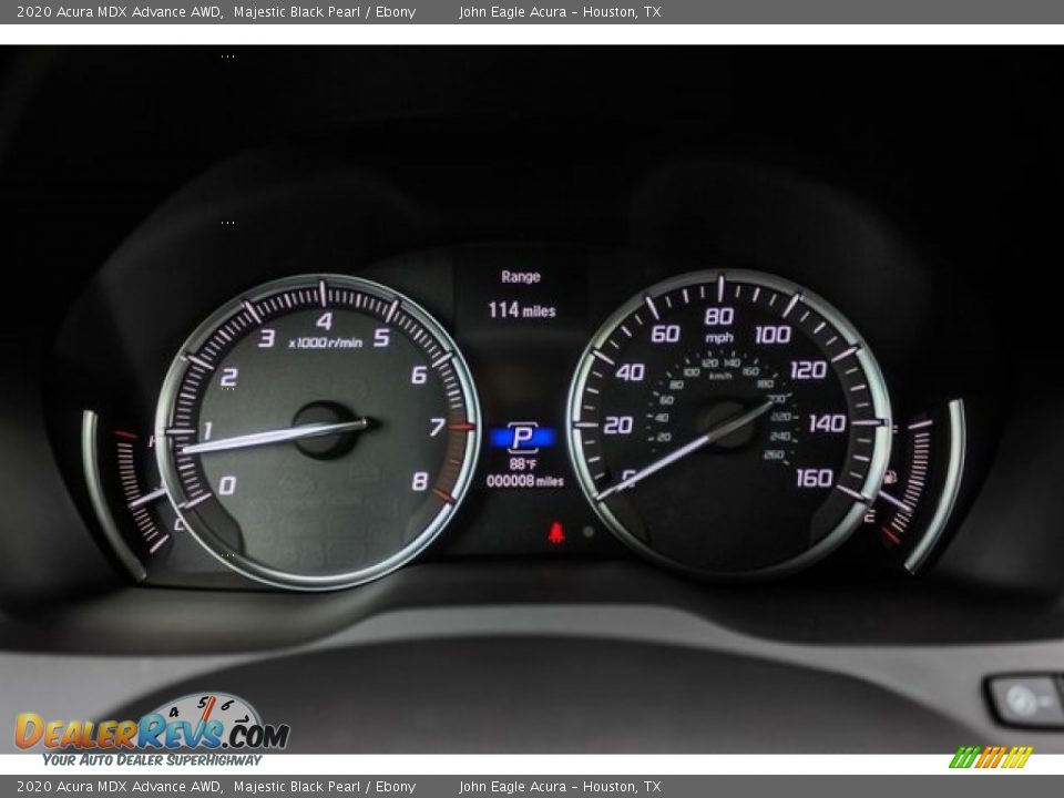 2020 Acura MDX Advance AWD Gauges Photo #33