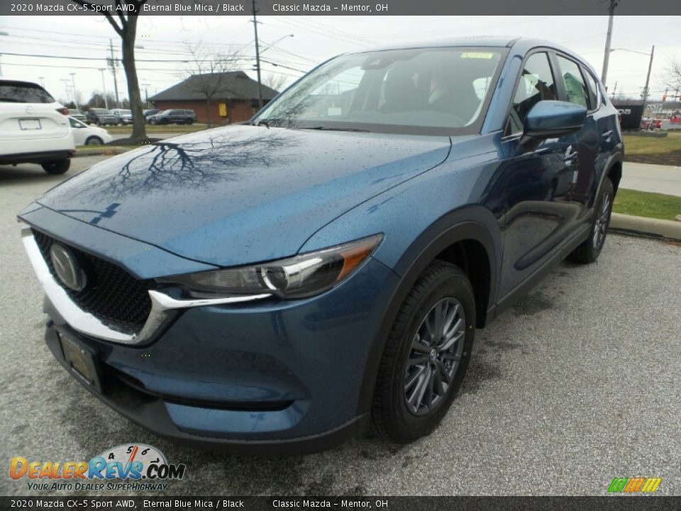 2020 Mazda CX-5 Sport AWD Eternal Blue Mica / Black Photo #3