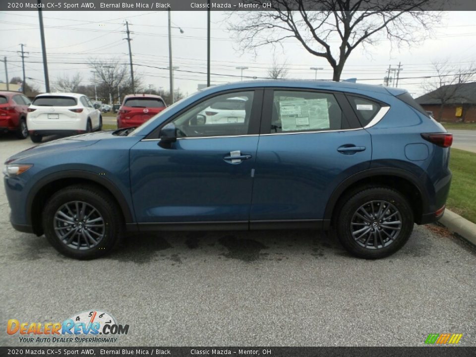 2020 Mazda CX-5 Sport AWD Eternal Blue Mica / Black Photo #4