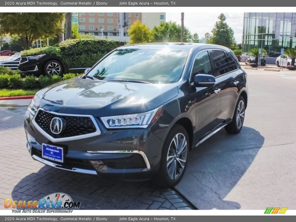 2020 Acura MDX Technology Gunmetal Metallic / Ebony Photo #3