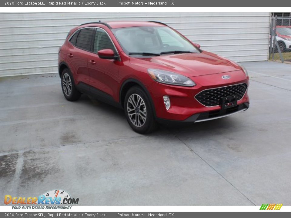 2020 Ford Escape SEL Rapid Red Metallic / Ebony Black Photo #2