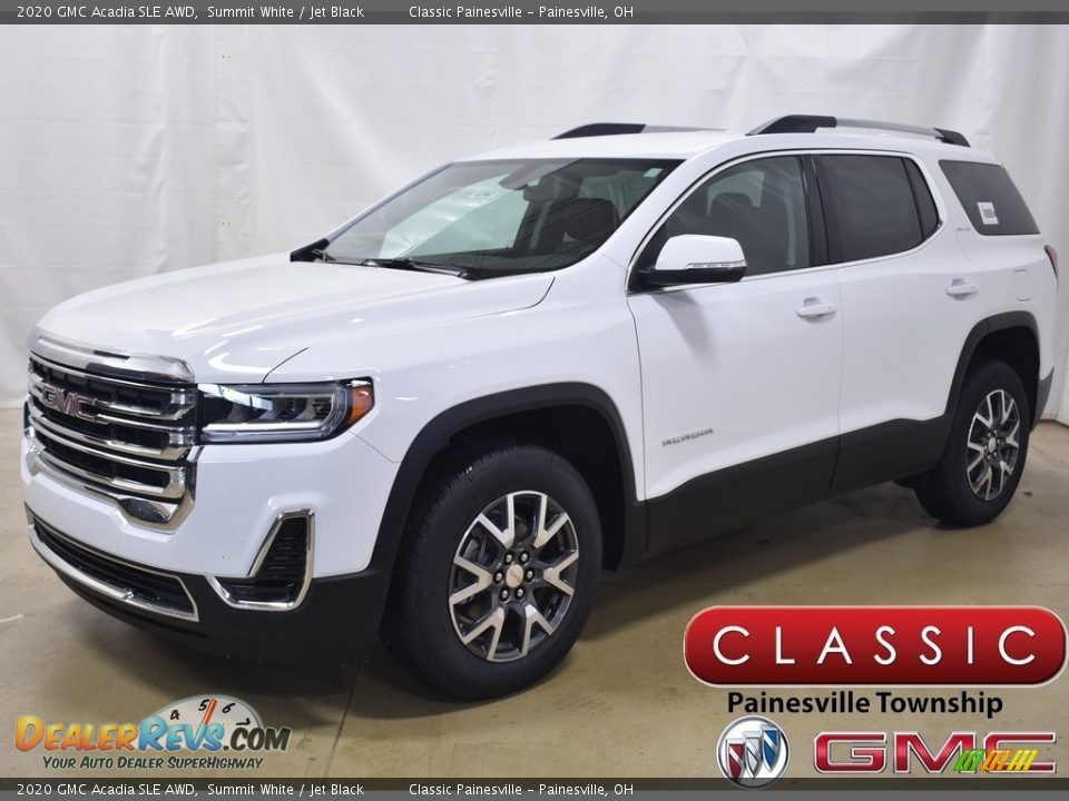 2020 GMC Acadia SLE AWD Summit White / Jet Black Photo #1