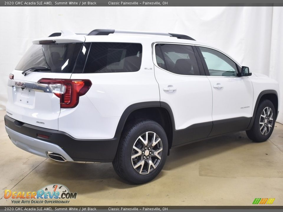 2020 GMC Acadia SLE AWD Summit White / Jet Black Photo #2