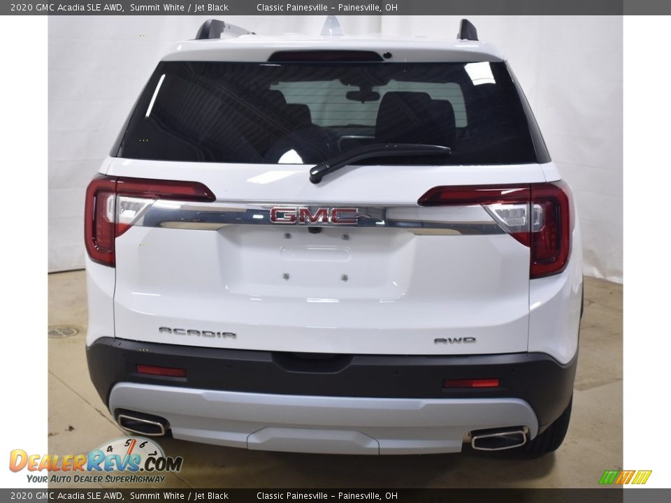 2020 GMC Acadia SLE AWD Summit White / Jet Black Photo #3