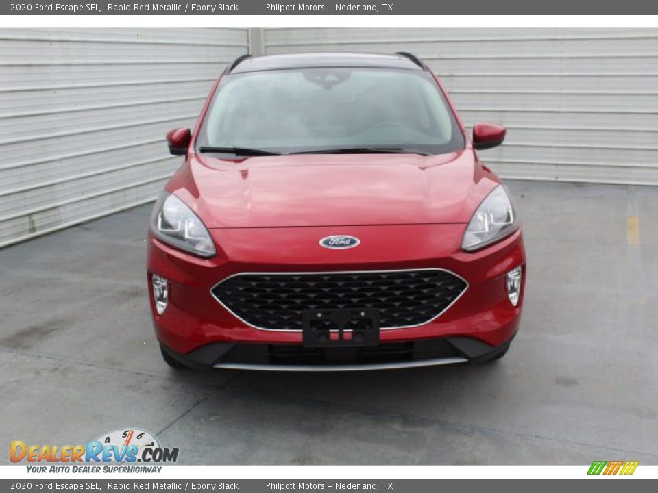 2020 Ford Escape SEL Rapid Red Metallic / Ebony Black Photo #3