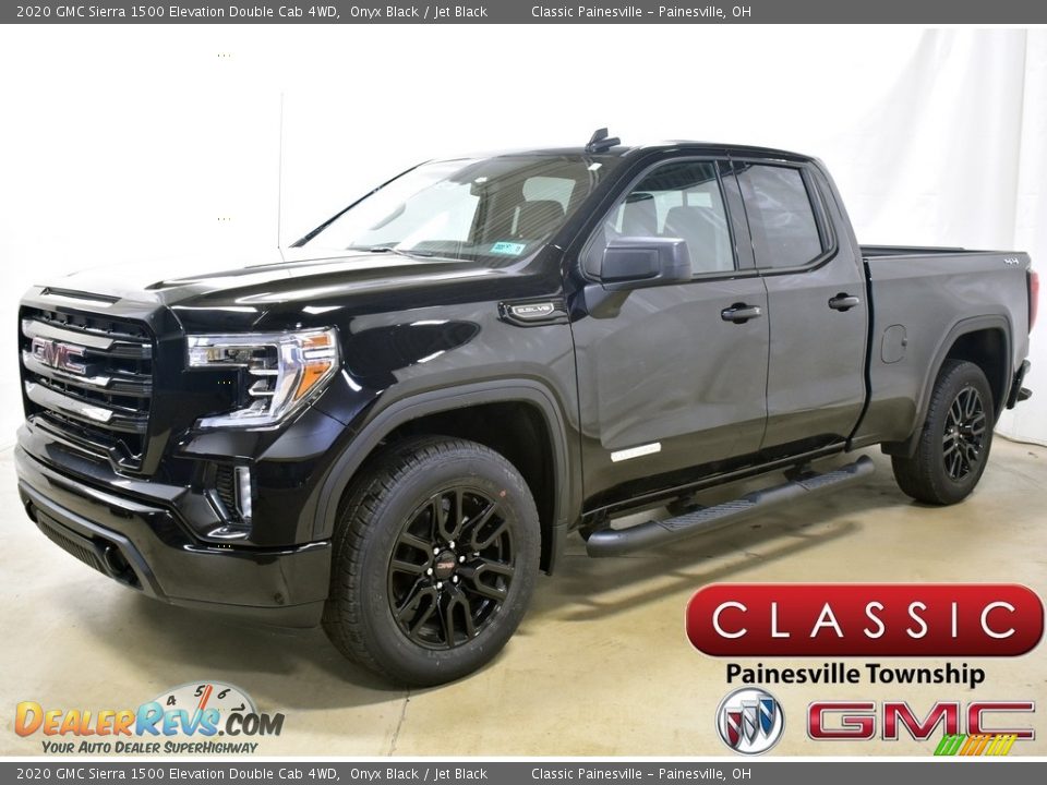 2020 GMC Sierra 1500 Elevation Double Cab 4WD Onyx Black / Jet Black Photo #1