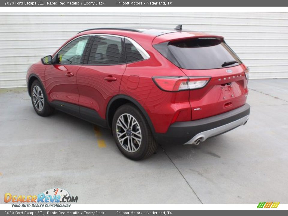 2020 Ford Escape SEL Rapid Red Metallic / Ebony Black Photo #6