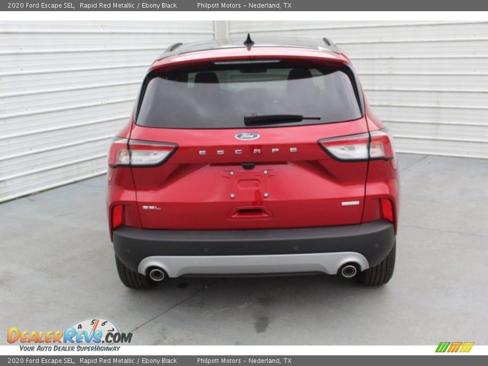 2020 Ford Escape SEL Rapid Red Metallic / Ebony Black Photo #7