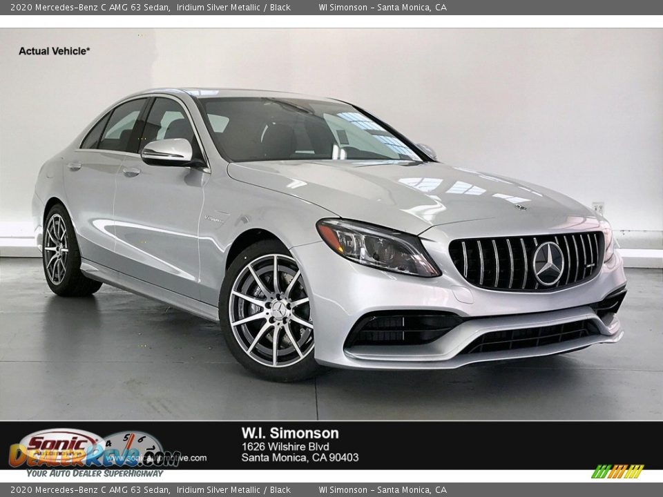 2020 Mercedes-Benz C AMG 63 Sedan Iridium Silver Metallic / Black Photo #1