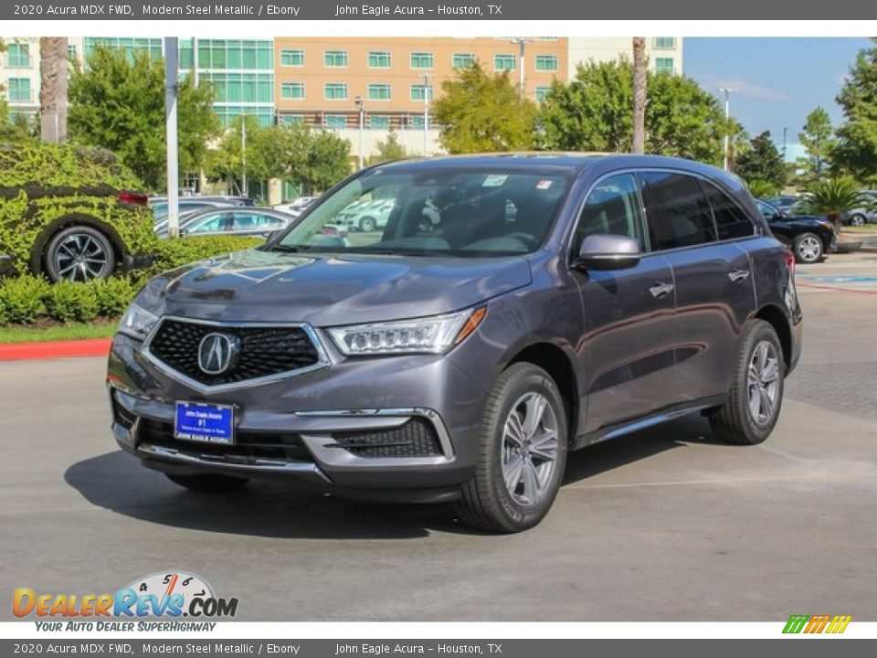2020 Acura MDX FWD Modern Steel Metallic / Ebony Photo #3