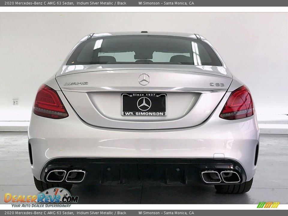 2020 Mercedes-Benz C AMG 63 Sedan Iridium Silver Metallic / Black Photo #3