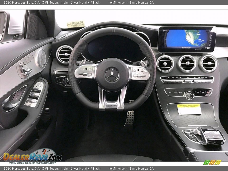 2020 Mercedes-Benz C AMG 63 Sedan Iridium Silver Metallic / Black Photo #4