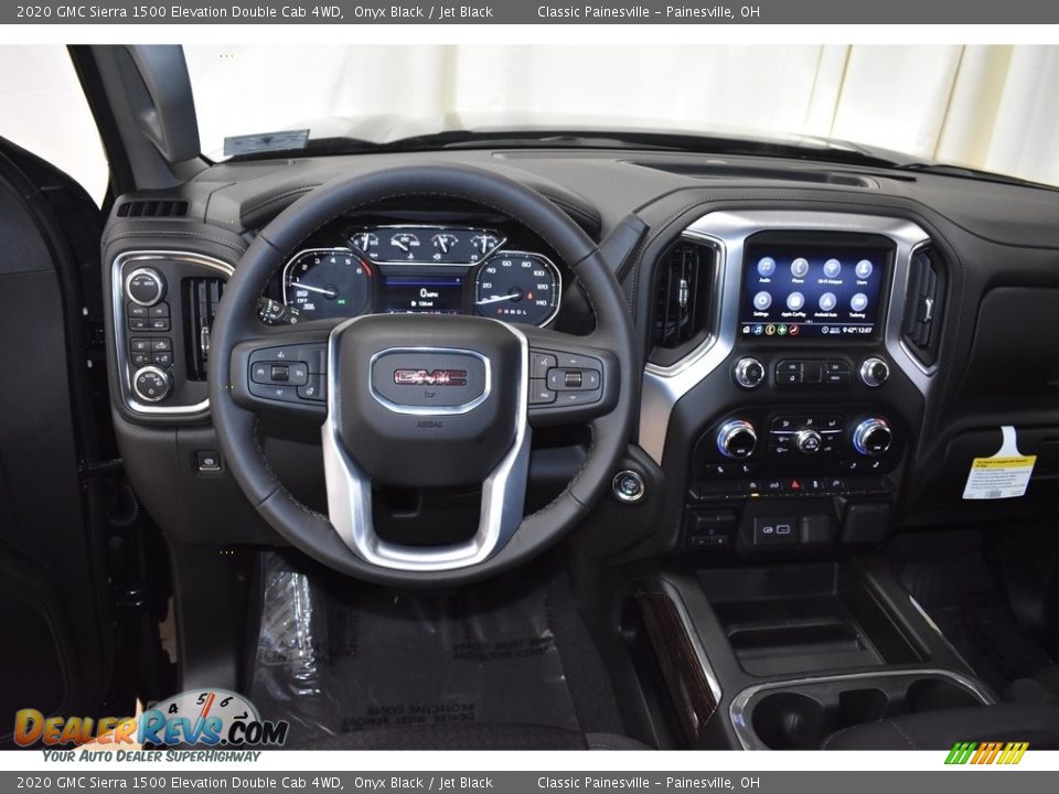 2020 GMC Sierra 1500 Elevation Double Cab 4WD Onyx Black / Jet Black Photo #12