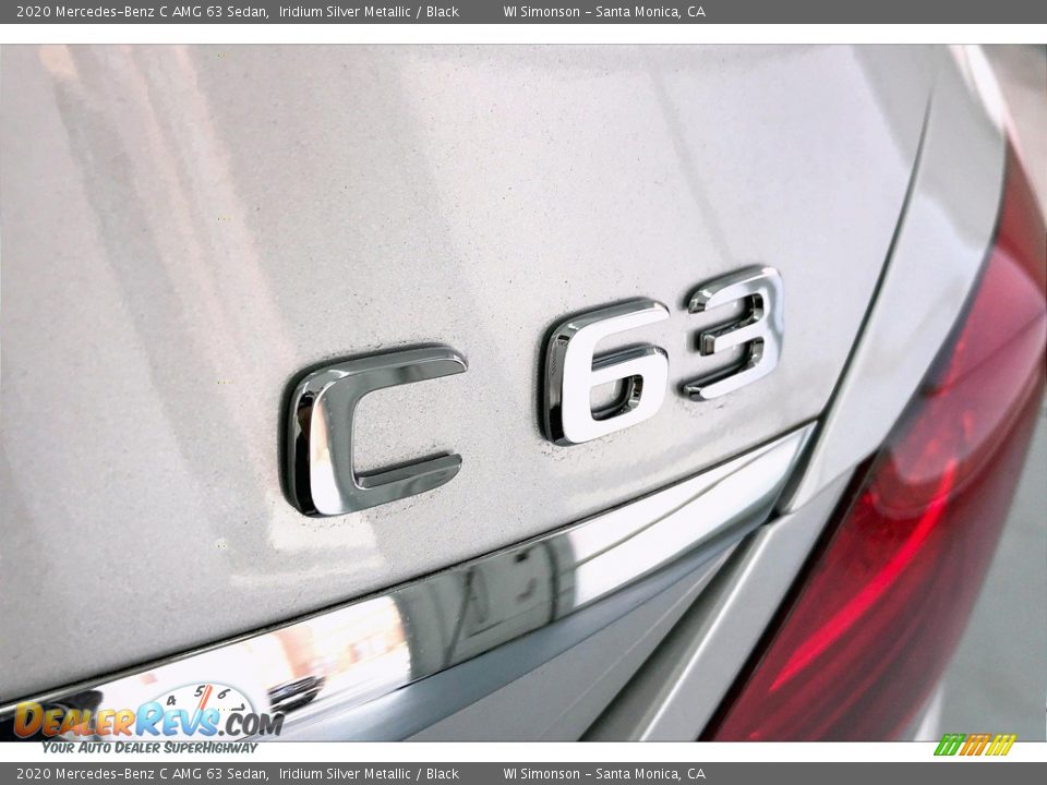 2020 Mercedes-Benz C AMG 63 Sedan Iridium Silver Metallic / Black Photo #7