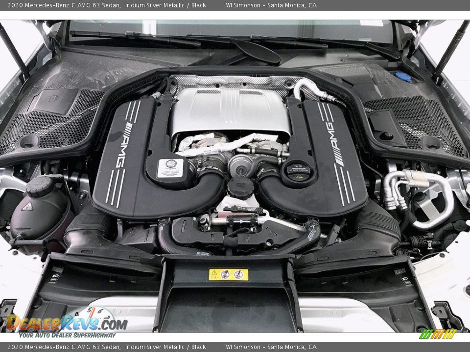 2020 Mercedes-Benz C AMG 63 Sedan 4.0 Liter AMG biturbo DOHC 32-Valve VVT V8 Engine Photo #9