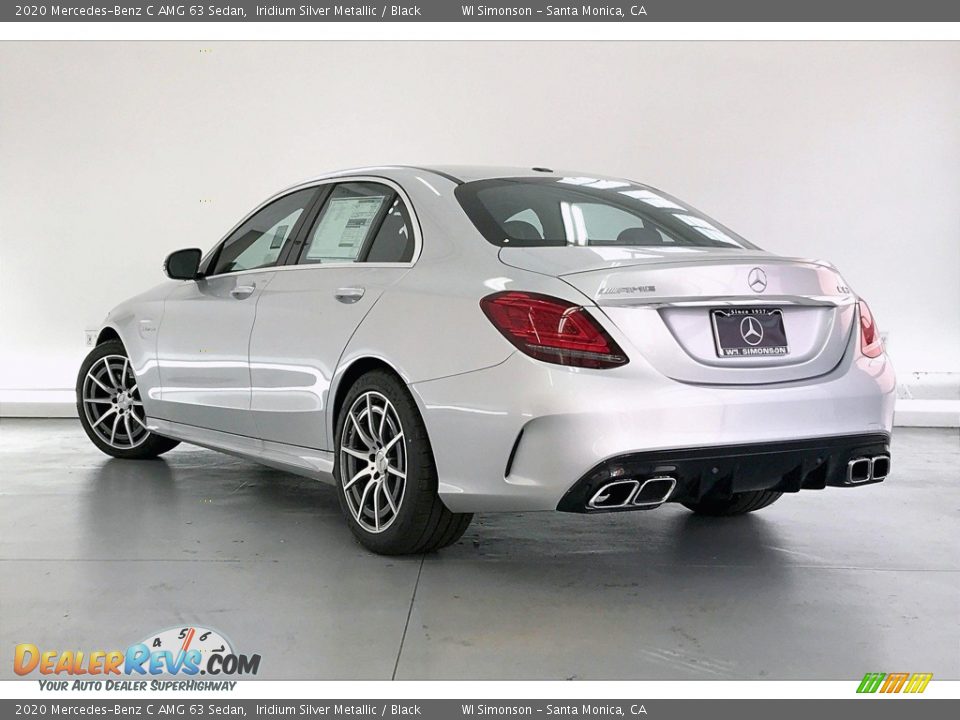 2020 Mercedes-Benz C AMG 63 Sedan Iridium Silver Metallic / Black Photo #10