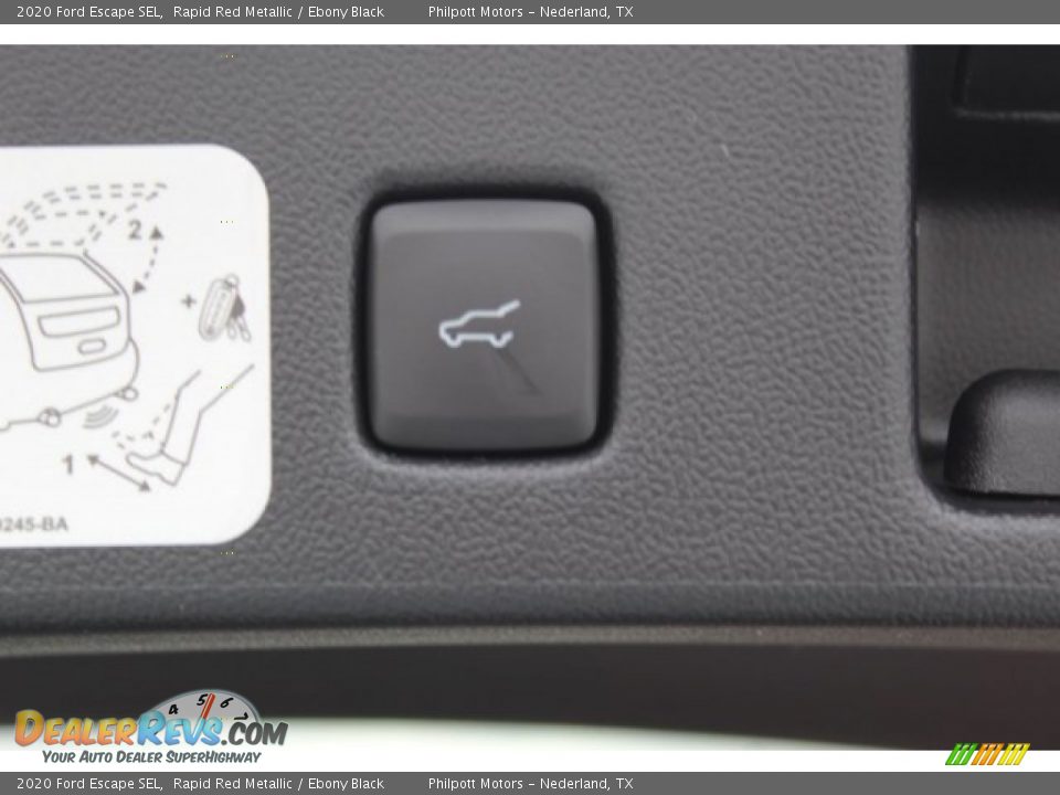 2020 Ford Escape SEL Rapid Red Metallic / Ebony Black Photo #27