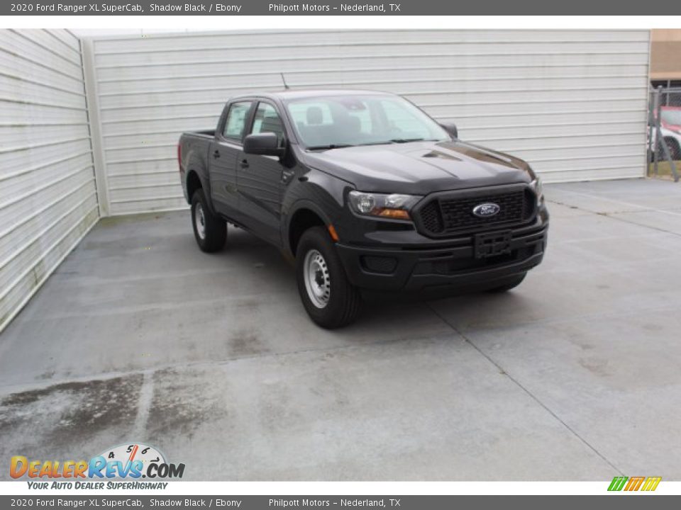 2020 Ford Ranger XL SuperCab Shadow Black / Ebony Photo #2