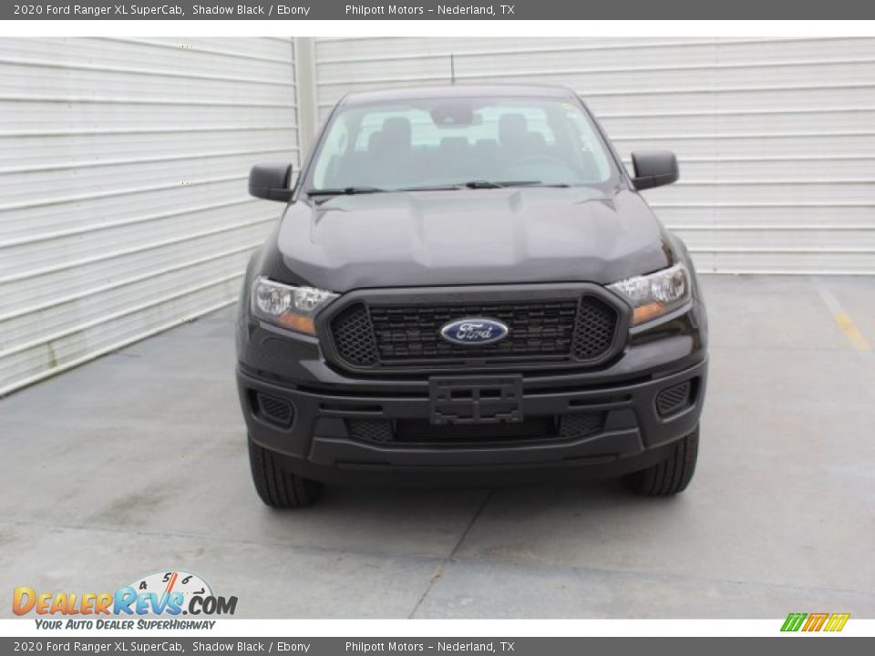 2020 Ford Ranger XL SuperCab Shadow Black / Ebony Photo #3