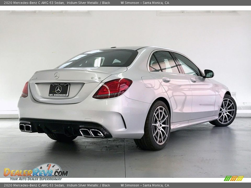 2020 Mercedes-Benz C AMG 63 Sedan Iridium Silver Metallic / Black Photo #16