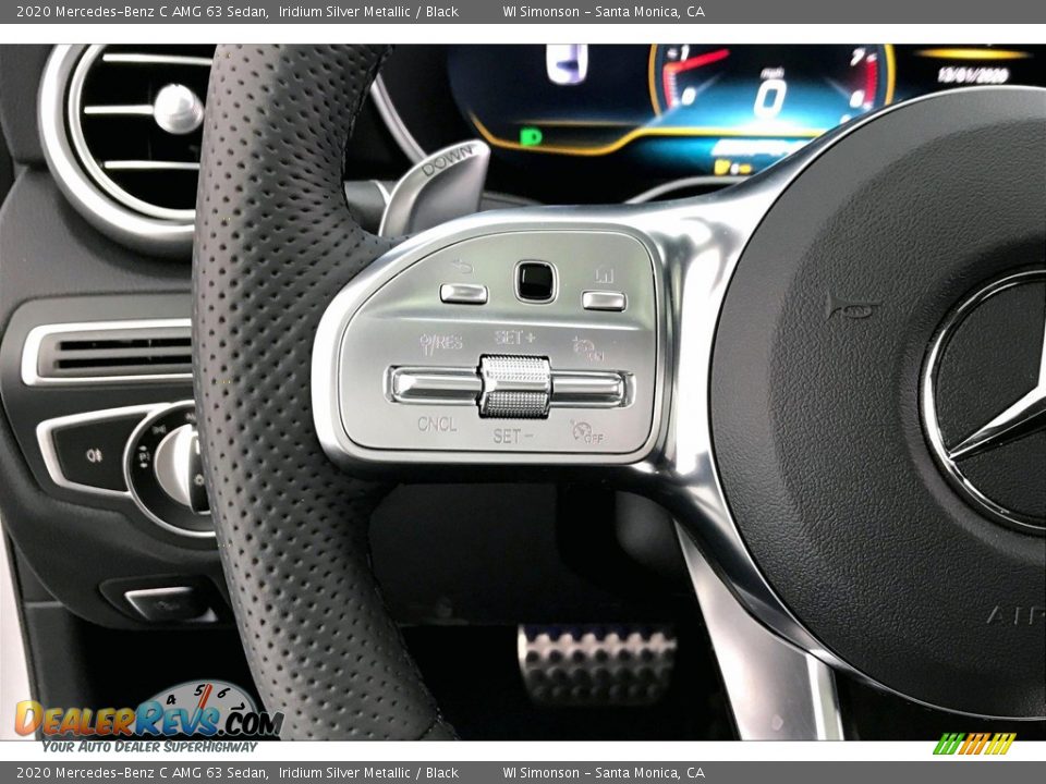 2020 Mercedes-Benz C AMG 63 Sedan Steering Wheel Photo #18