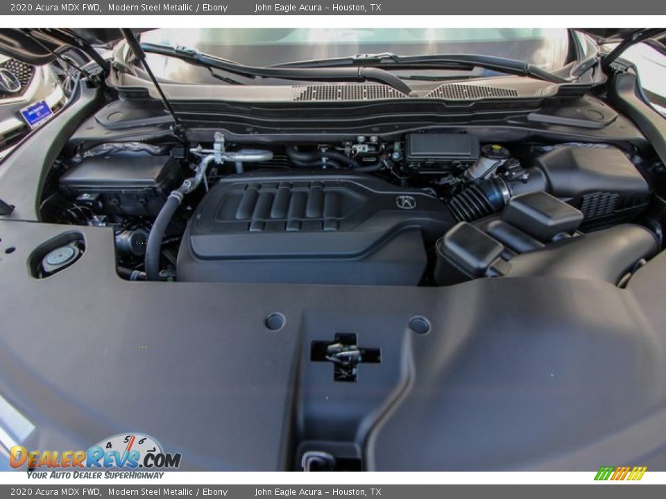 2020 Acura MDX FWD Modern Steel Metallic / Ebony Photo #26