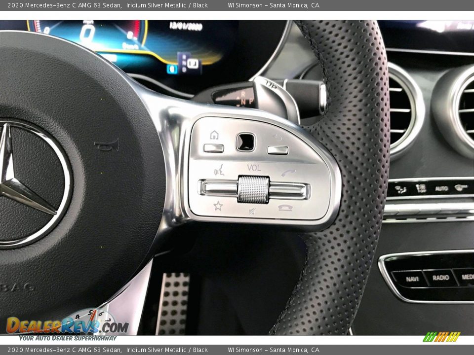 2020 Mercedes-Benz C AMG 63 Sedan Steering Wheel Photo #19