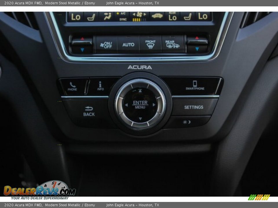 2020 Acura MDX FWD Modern Steel Metallic / Ebony Photo #31
