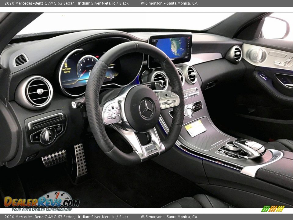 2020 Mercedes-Benz C AMG 63 Sedan Iridium Silver Metallic / Black Photo #22