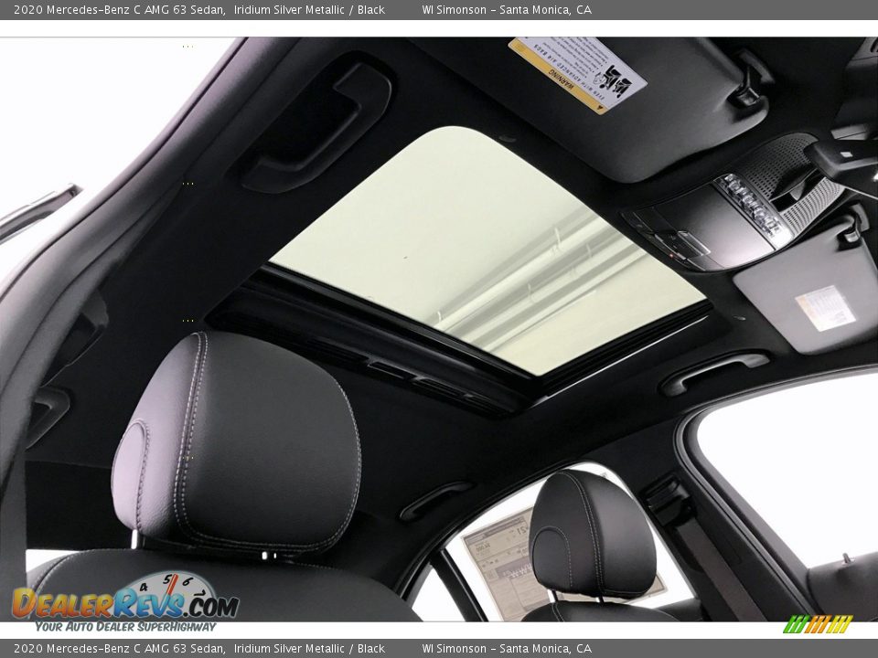 Sunroof of 2020 Mercedes-Benz C AMG 63 Sedan Photo #29