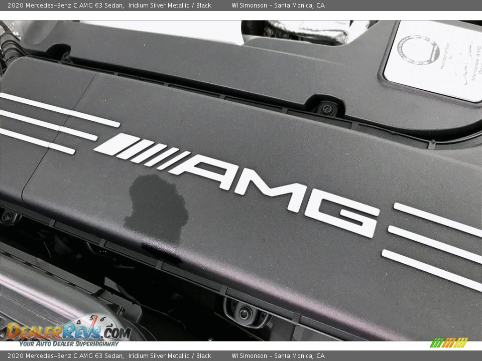 2020 Mercedes-Benz C AMG 63 Sedan Iridium Silver Metallic / Black Photo #31