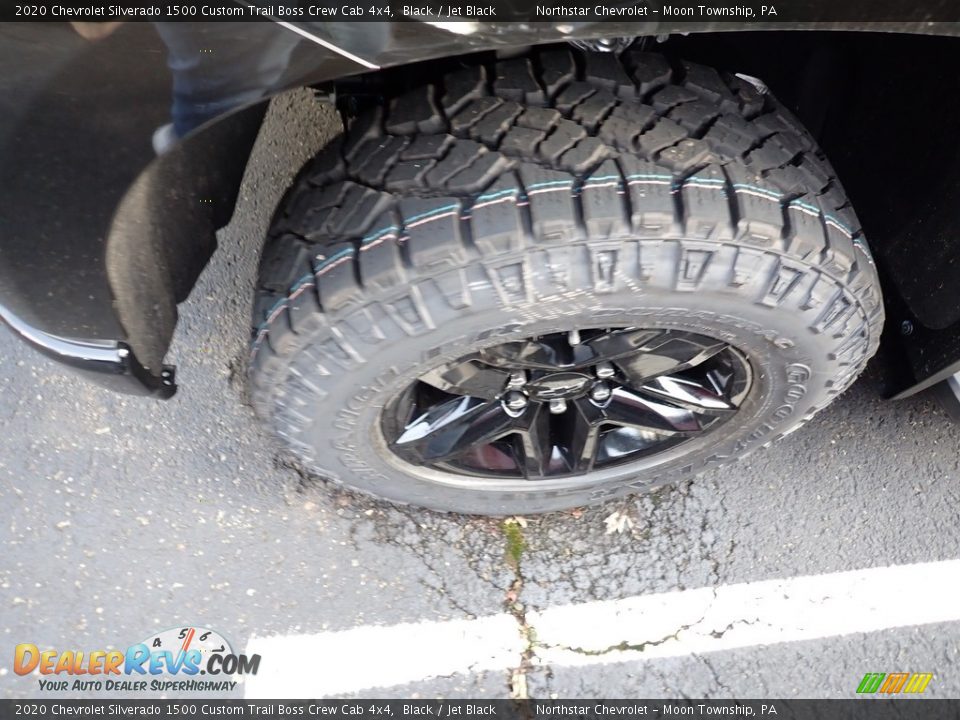 2020 Chevrolet Silverado 1500 Custom Trail Boss Crew Cab 4x4 Black / Jet Black Photo #2