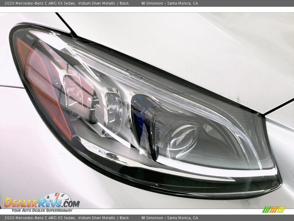 2020 Mercedes-Benz C AMG 63 Sedan Iridium Silver Metallic / Black Photo #32
