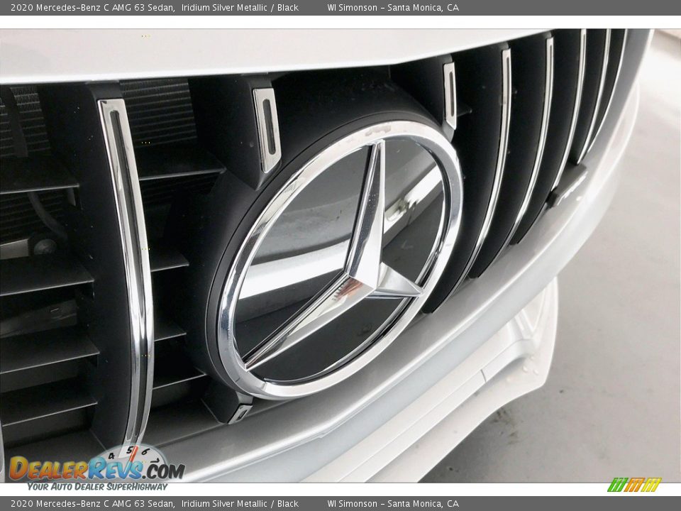 2020 Mercedes-Benz C AMG 63 Sedan Iridium Silver Metallic / Black Photo #33