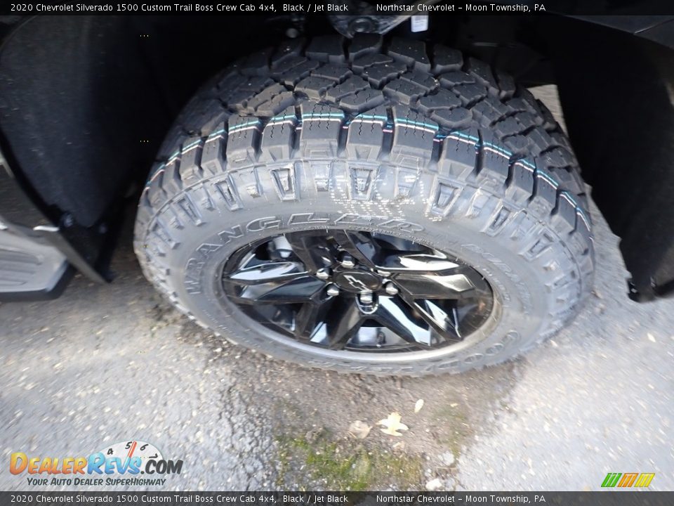 2020 Chevrolet Silverado 1500 Custom Trail Boss Crew Cab 4x4 Black / Jet Black Photo #6