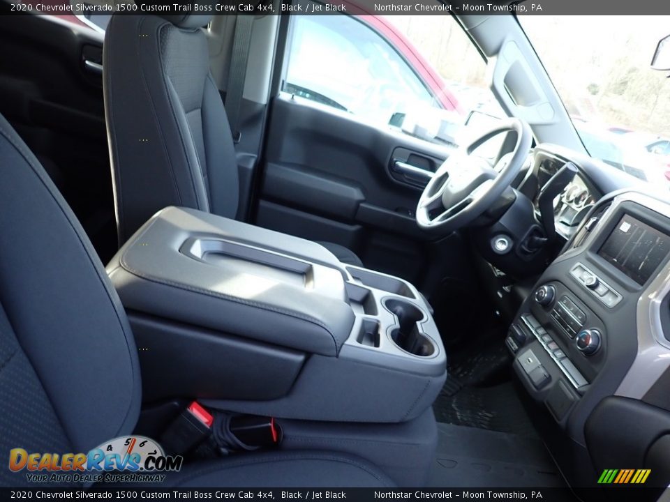 2020 Chevrolet Silverado 1500 Custom Trail Boss Crew Cab 4x4 Black / Jet Black Photo #7