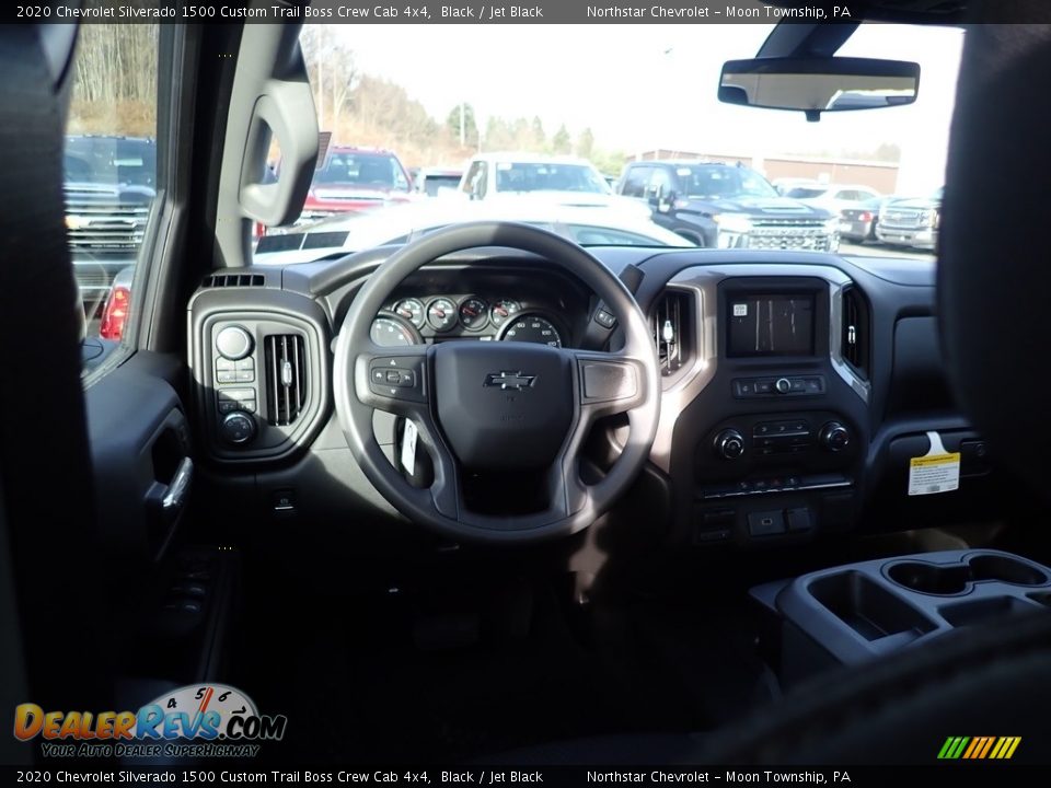 2020 Chevrolet Silverado 1500 Custom Trail Boss Crew Cab 4x4 Black / Jet Black Photo #11