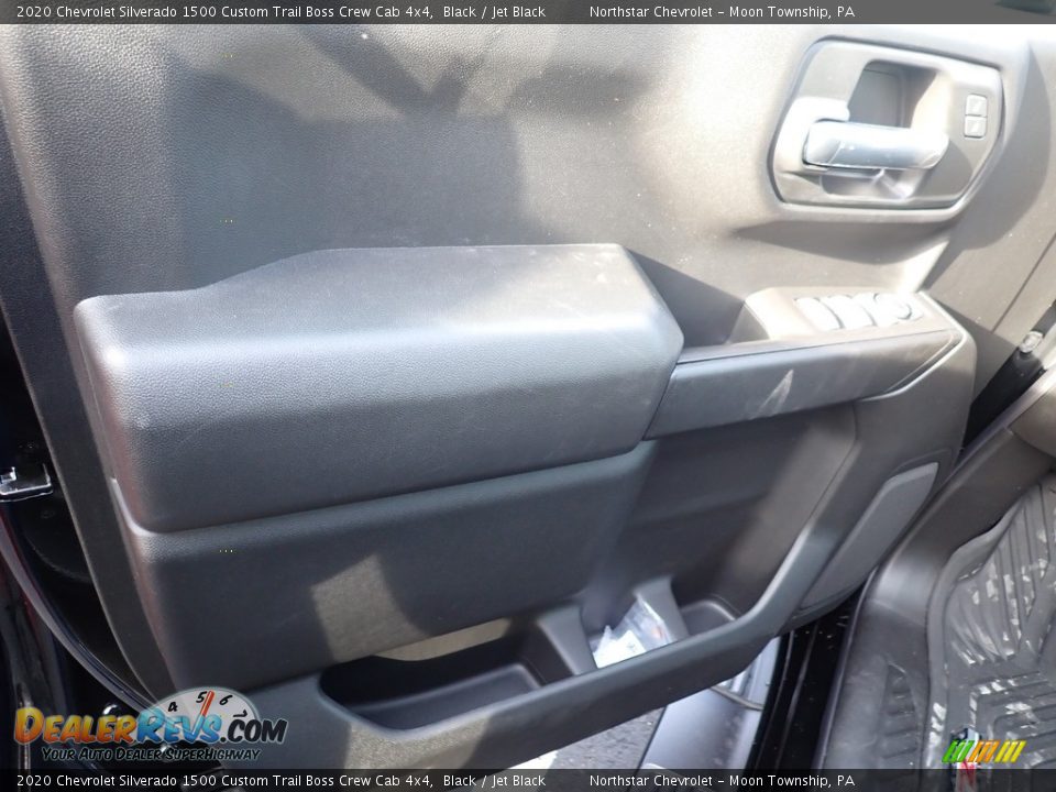 2020 Chevrolet Silverado 1500 Custom Trail Boss Crew Cab 4x4 Black / Jet Black Photo #12