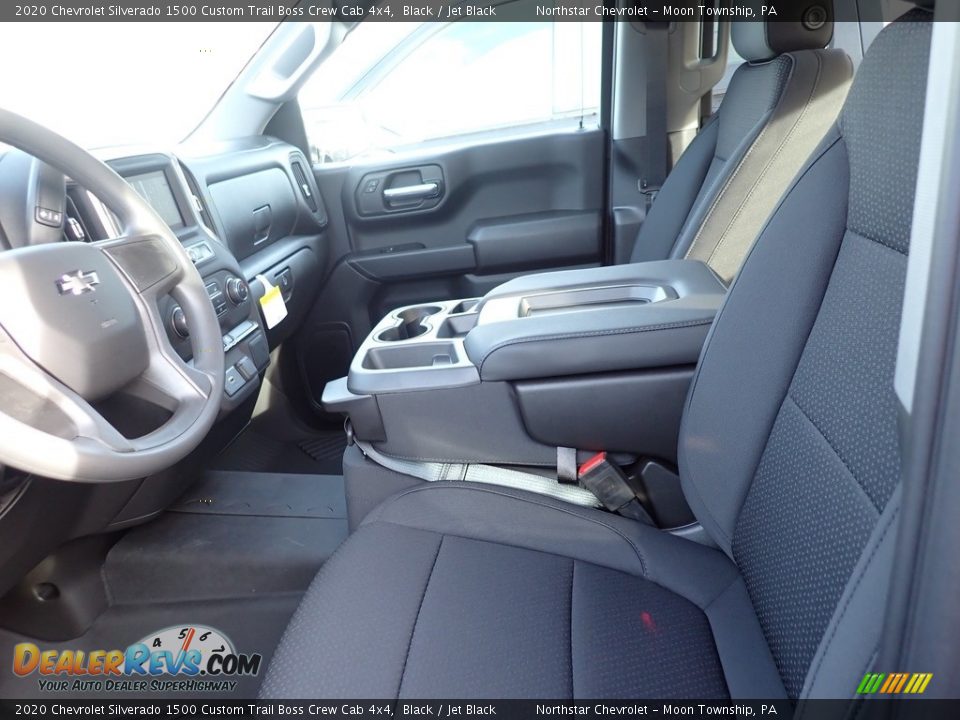 2020 Chevrolet Silverado 1500 Custom Trail Boss Crew Cab 4x4 Black / Jet Black Photo #13