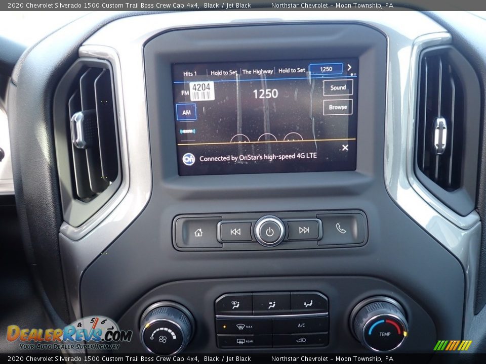 2020 Chevrolet Silverado 1500 Custom Trail Boss Crew Cab 4x4 Black / Jet Black Photo #18