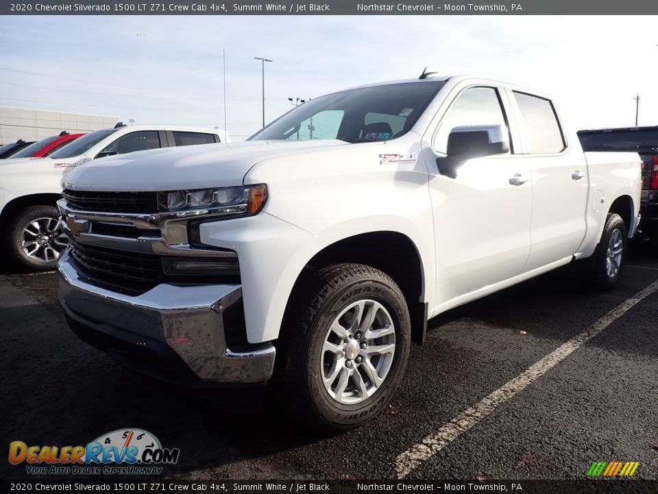 2020 Chevrolet Silverado 1500 LT Z71 Crew Cab 4x4 Summit White / Jet Black Photo #2