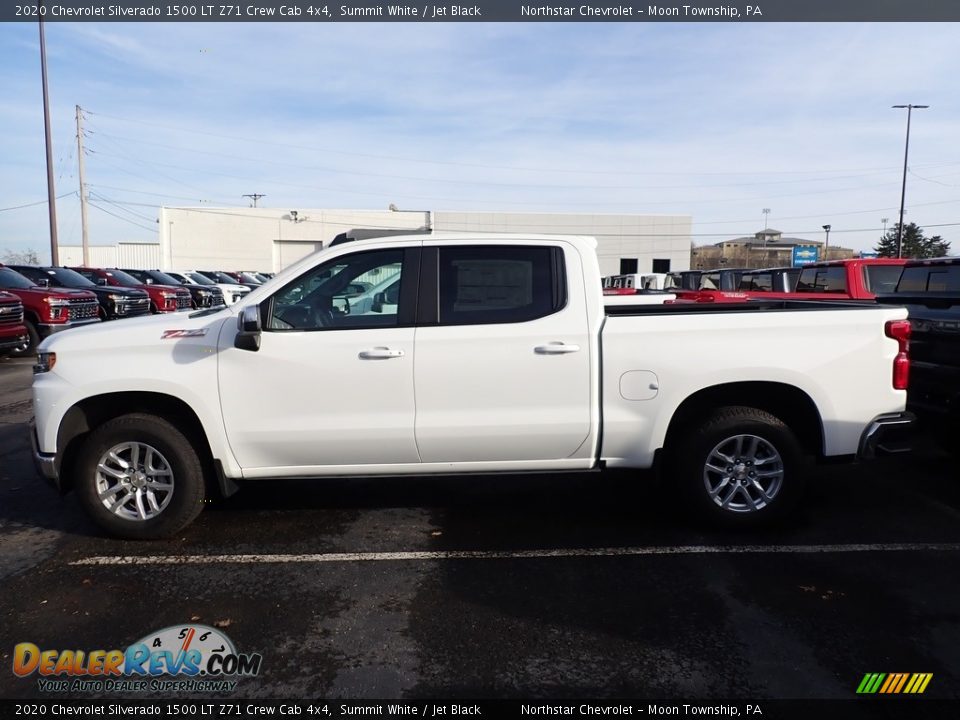 2020 Chevrolet Silverado 1500 LT Z71 Crew Cab 4x4 Summit White / Jet Black Photo #4