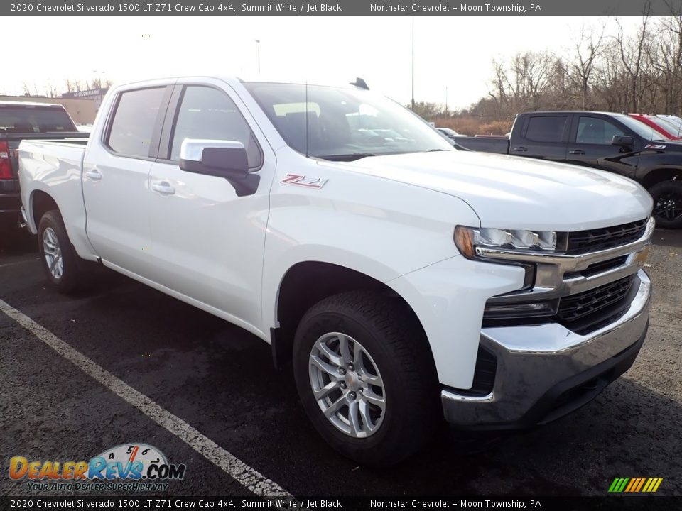 2020 Chevrolet Silverado 1500 LT Z71 Crew Cab 4x4 Summit White / Jet Black Photo #9