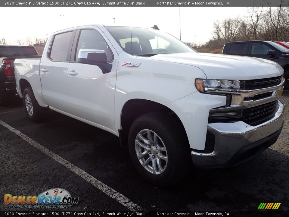 2020 Chevrolet Silverado 1500 LT Z71 Crew Cab 4x4 Summit White / Jet Black Photo #10