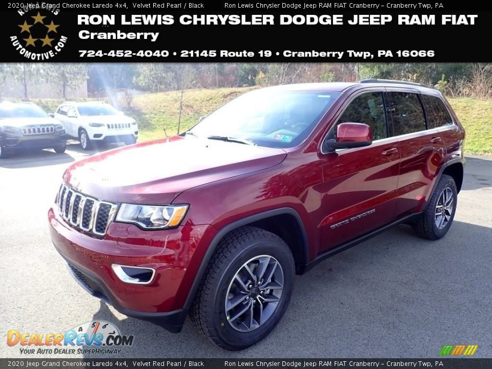 2020 Jeep Grand Cherokee Laredo 4x4 Velvet Red Pearl / Black Photo #1