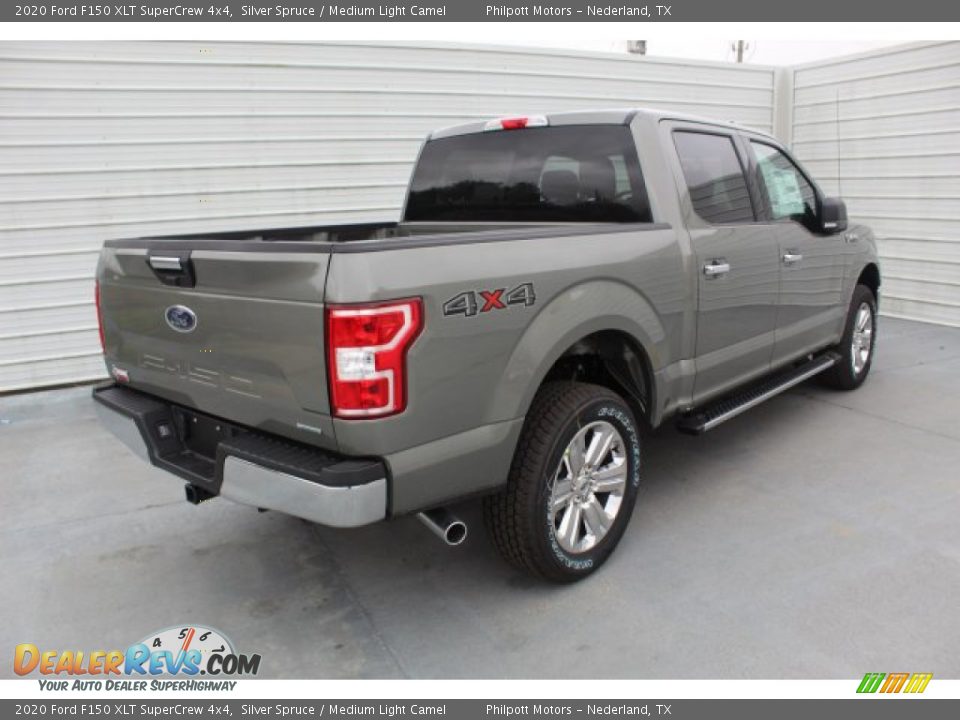 2020 Ford F150 XLT SuperCrew 4x4 Silver Spruce / Medium Light Camel Photo #8